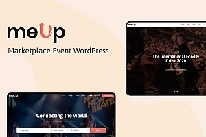 Meup v1.4.7 – 市场活动 WordPress 主题