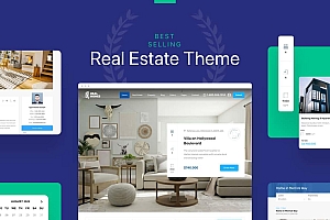 Real Homes v3.21.0 – 房地产销售和租赁 WordPress 主题