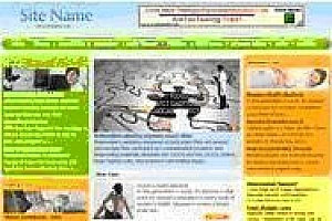 PHP漂亮的英文健康门户网站源码