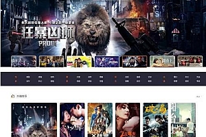 新版超大气界面校园影视网站源码