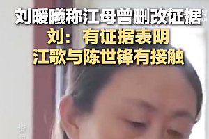 刘暖曦庭审后接受采访称江母曾删改证据 江歌案当庭提出新证据可能改判吗