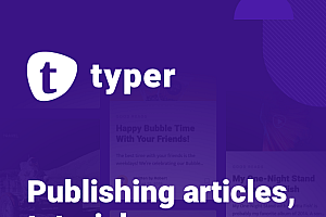 Typer v1.12.0 – 惊人的博客和多作者发布主题
