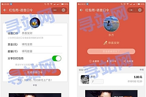 仿包你说口令红包小程序源码-微信口令红包营销小程序源码