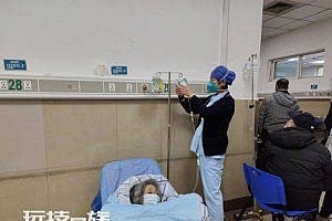 上海多医院急诊量创新高 救护车往来频繁全是重症