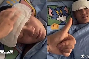 妻子用卫生巾给阳性老公降温,老公一脸享受,效果出乎意料