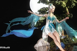 逆水寒青鸾cosplay美腿美女壁纸