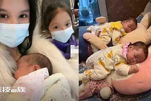20岁女生有1个妹妹再喜提双胞胎弟弟:提前带娃累积经验