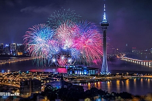 烟花新年2023城市夜景唯美壁纸