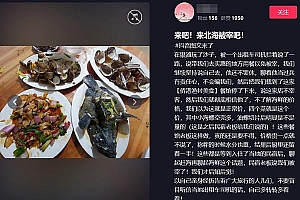 北海通报4菜1千5:价格合理份量少 餐馆老板:有人故意整我