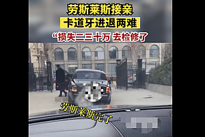 劳斯莱斯接亲卡道牙进退两难   这下损失太大了真两难了