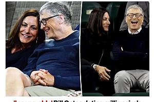 比尔·盖茨离婚后新女友曝光 竟是前甲骨文总裁遗孀 盖茨笑的眼睛都看不见了
