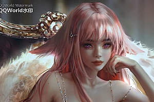 精美长发动漫女孩高清壁纸图片