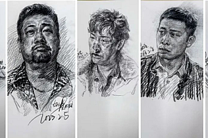高校学生素描《狂飙》人物 “安欣”复杂、隐忍画好久