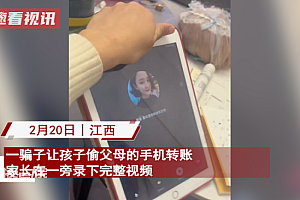 骗子诱导孩子偷手机转账 骗子未免也太猖狂了