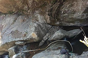 游客手机掉峡谷 景区抽水8小时捞回:其称有重要资料