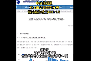 国内首次检出XBB.1.5  一文读懂有哪些症状?致病性有没有增强?
