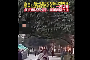 女子多次飞踹女童试图丢进垃圾桶  网友:这是亲妈吗?这是仇人吧!