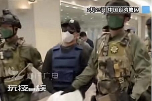 两嫌犯自厦门被押解回台 台警方致谢