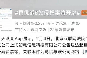 葛优把B站告了,原因给我看麻了!葛优大爷能赢吗?