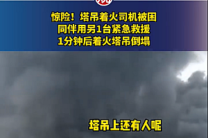 塔吊司机遇险获同伴救助 网友:同伴太仗义!