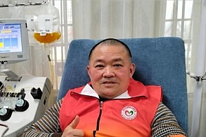 武汉保安去四川只为献血 称“只当我少加了几天班”