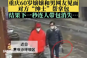 大妈和网友相见被偷挎包  和想象的不一样谁知道是惯犯