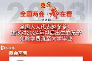 人大代表谈小孩学费问题 尽力扫清生育道路上的拦路虎