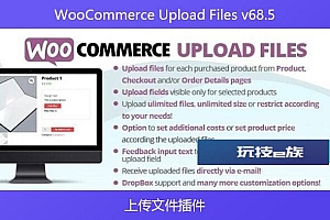 WooCommerce Upload Files v68.5 – 上传文件插件