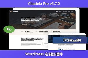 Citadela Pro v5.7.0 – WordPress 定制器插件