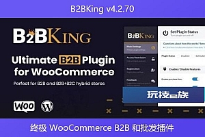 B2BKing v4.2.70 – 终极 WooCommerce B2B 和批发插件