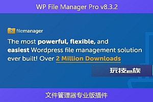 WP File Manager Pro v8.3.2 – 文件管理器专业版插件
