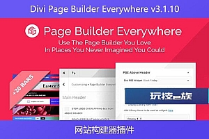 Divi Page Builder Everywhere v3.1.10 – 网站构建器插件