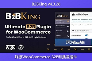 B2BKing v4.3.28 – 终极WooCommerce B2B和批发插件