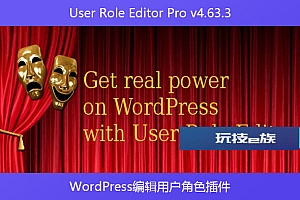 User Role Editor Pro v4.63.3 – WordPress编辑用户角色插件