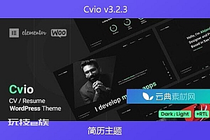Cvio v3.2.3 – 简历主题