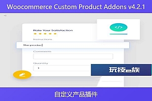 Woocommerce Custom Product Addons v4.2.1 – 自定义产品插件