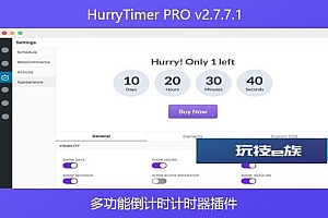HurryTimer PRO v2.7.7.1 – 多功能倒计时计时器插件