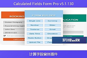 Calculated Fields Form Pro v5.1.130 – 计算字段窗体插件