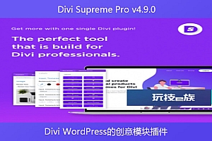 Divi Supreme Pro v4.9.0 – Divi WordPress的创意模块插件