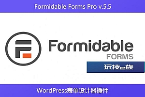 Formidable Forms Pro v.5.5 – WordPress表单设计器插件