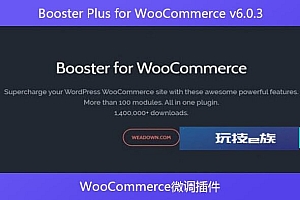 Booster Plus for WooCommerce v6.0.3 – WooCommerce微调插件