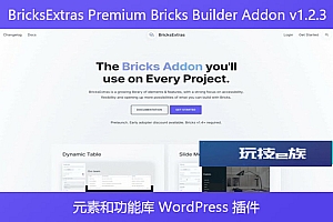 BricksExtras Premium Bricks Builder Addon v1.2.3 – 元素和功能库 WordPress 插件