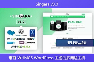 Singara v3.0 – 带有 WHMCS WordPress 主题的多用途主机