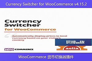 Currency Switcher for WooCommerce v4.15.2 – WooCommerce 货币切换器插件