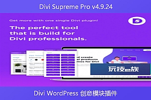 Divi Supreme Pro v4.9.24 – Divi WordPress 创意模块插件