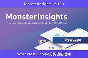 MonsterInsights v8.13.1 – WordPress Google分析功能插件