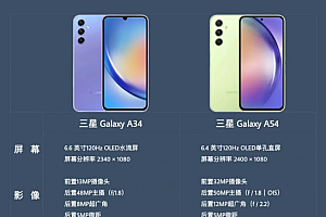 三星a54和a53哪个好更值得买  参数配置不同点介绍