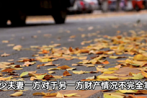 女子起诉离婚才知丈夫年薪300万  法官建议要多了解以免造成损失