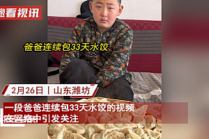 爸爸连续包33天白菜水饺孩子大哭!爸爸:白菜快烂了