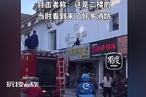 女子救猫被误以为想不开,引消防出动紧急“救援”